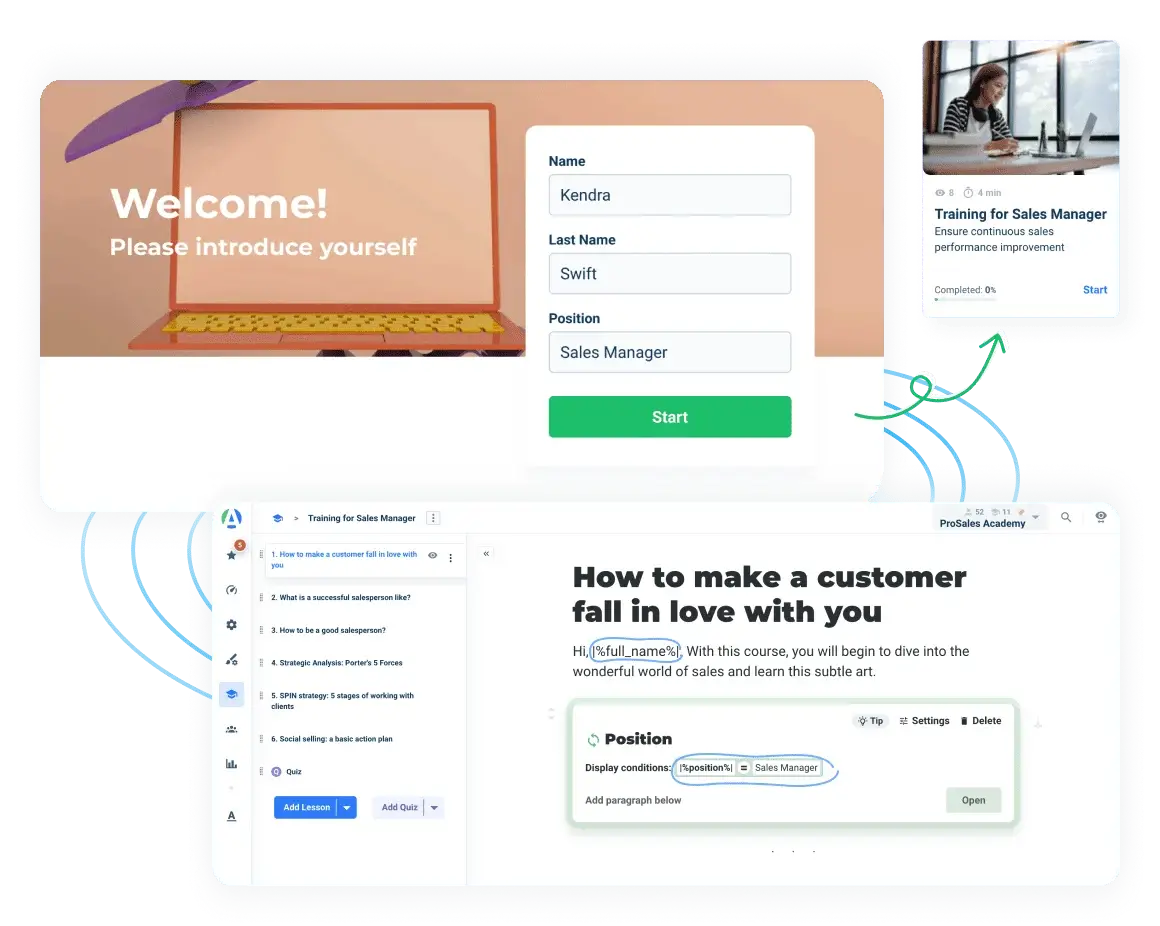 Bridge alternatives: Adaptive content at AcademyOcean LMS Bridge alternatives: Adaptive content at AcademyOcean LMS