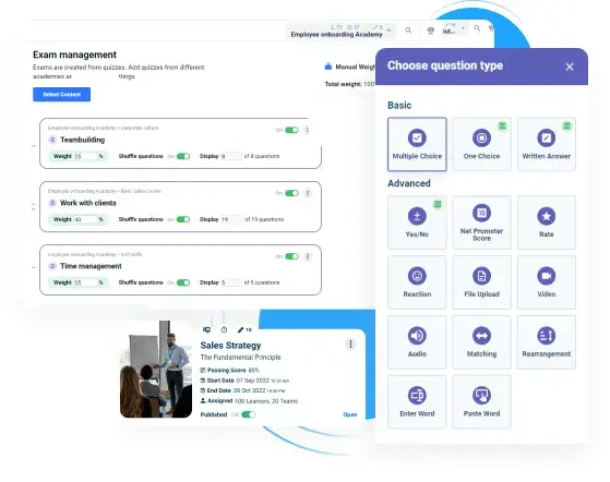 Learndash alternatives: Assessments at AcademyOcean LMS