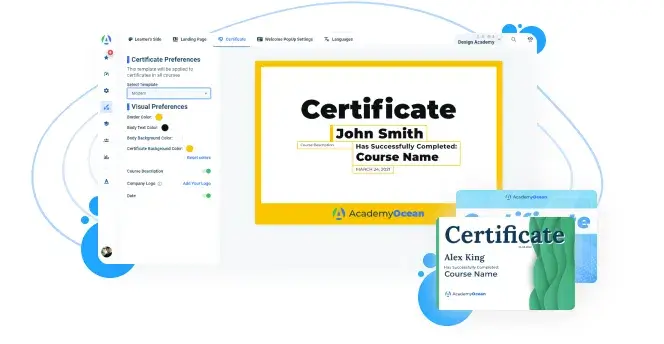 custom certificates