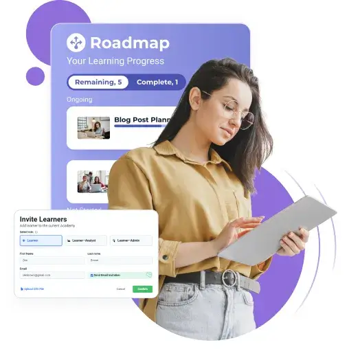 Learndash alternatives: Learner view of AcademyOcean LMS
