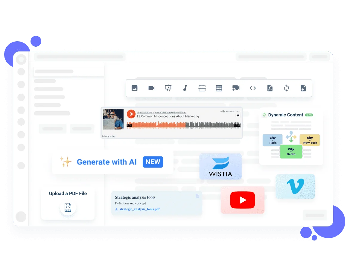 Content creation with AI-based LMS: AcademyOcean