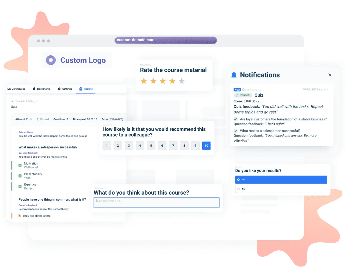 An LMS with gamification functionality provides trainer feedback, helping learners better understand their strengths and areas for improvement