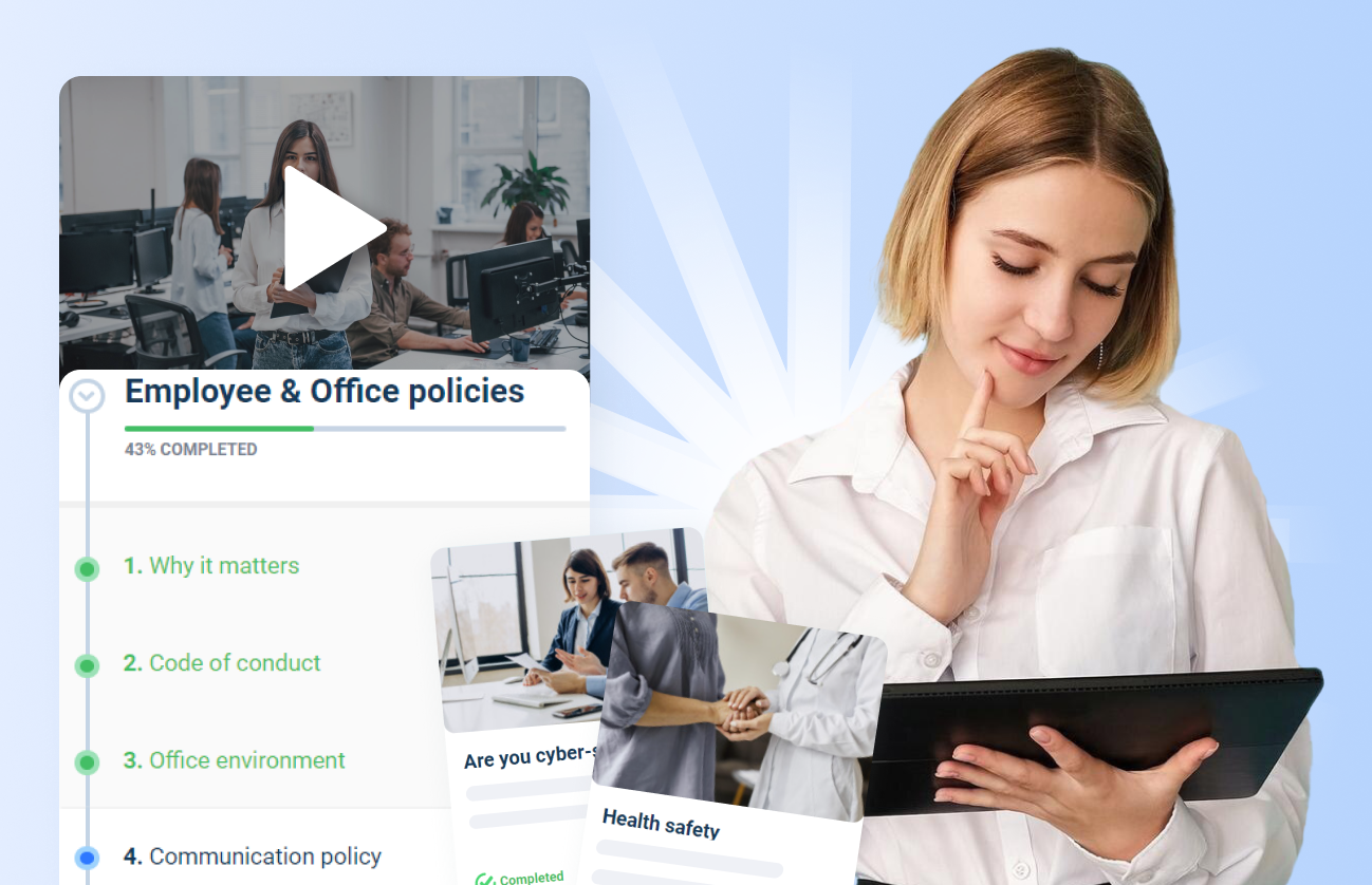 Automate compliance training and track completion with AcademyOcean's HR LMS