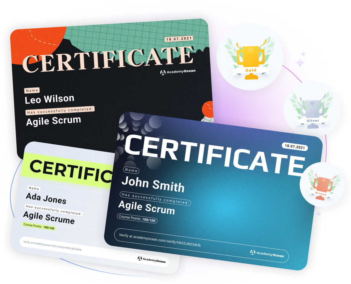 Icon representing certification