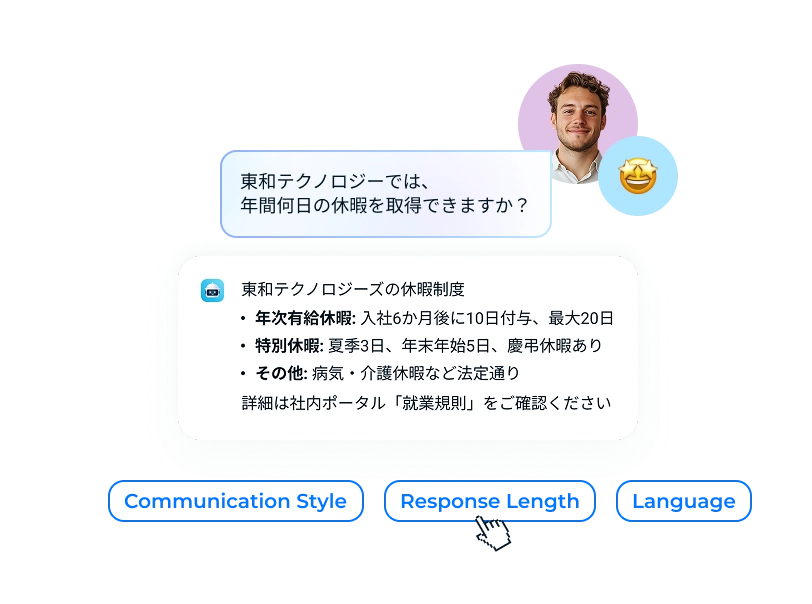 Personalized replies