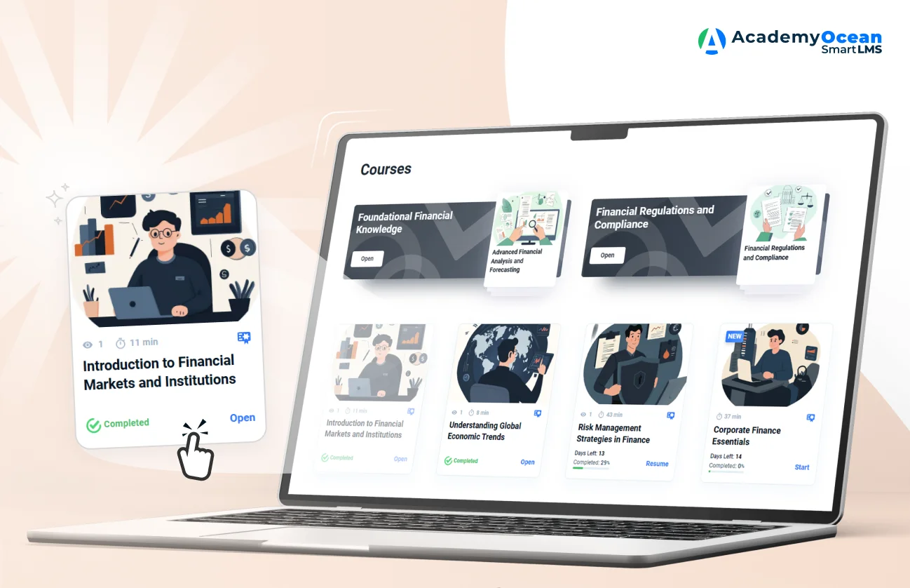 Set up your financial services training platform Set up your financial services training platform