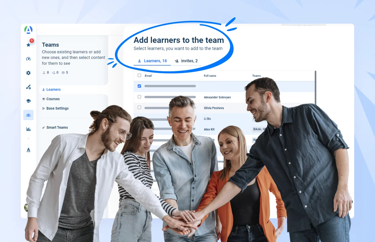 LMS for government: Team management LMS for government: Team management