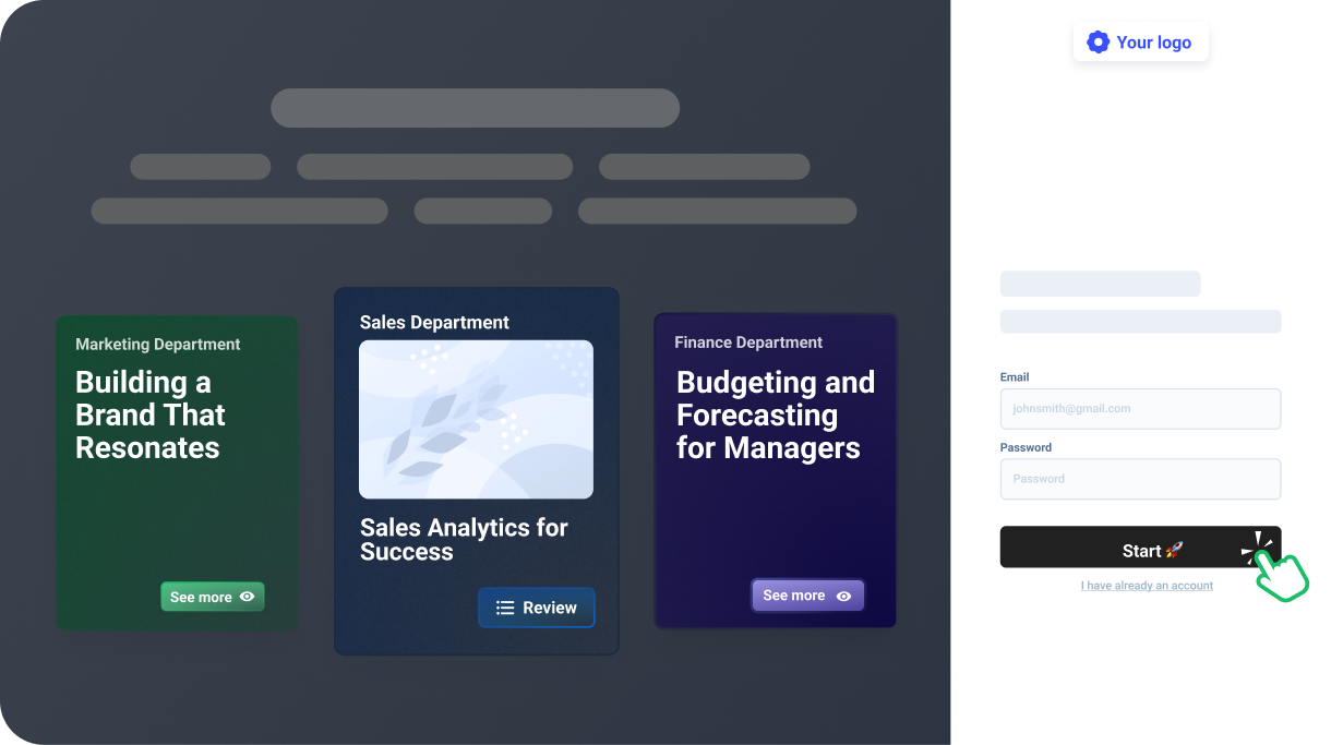White Label LMS: Design and branding customization features