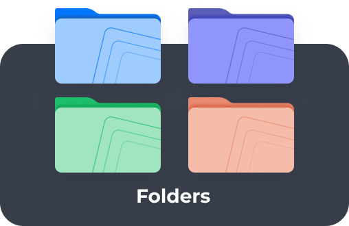 White Label LMS: Organizational folders for streamlined course management