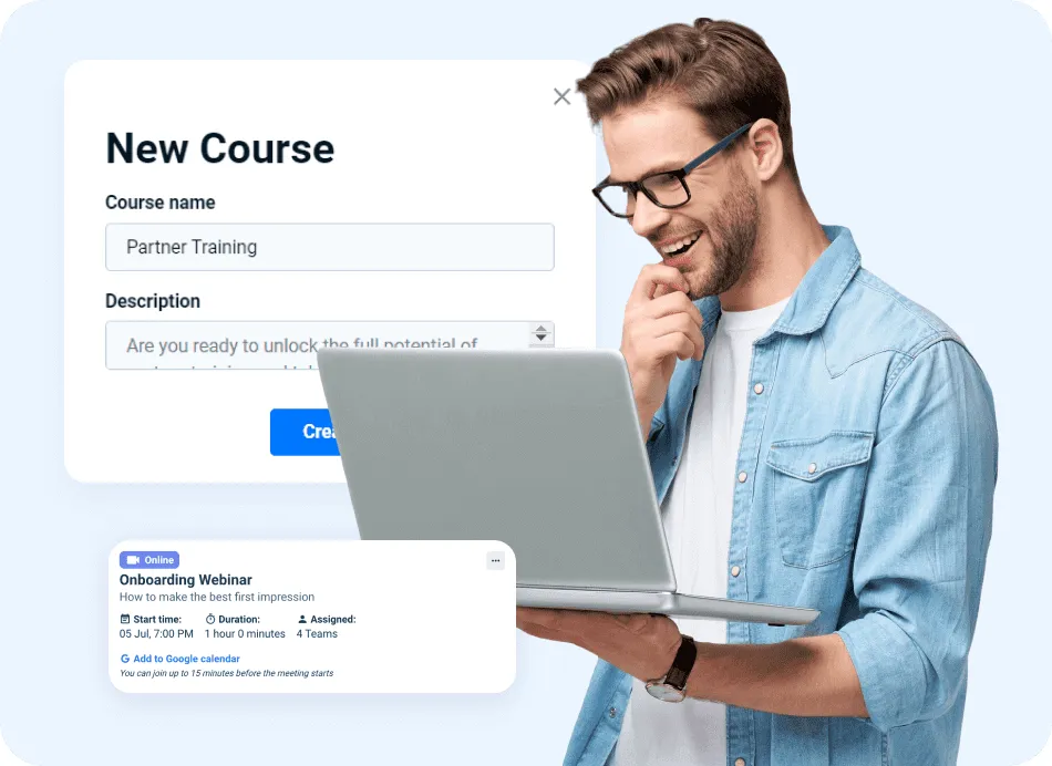 partner training lms software
