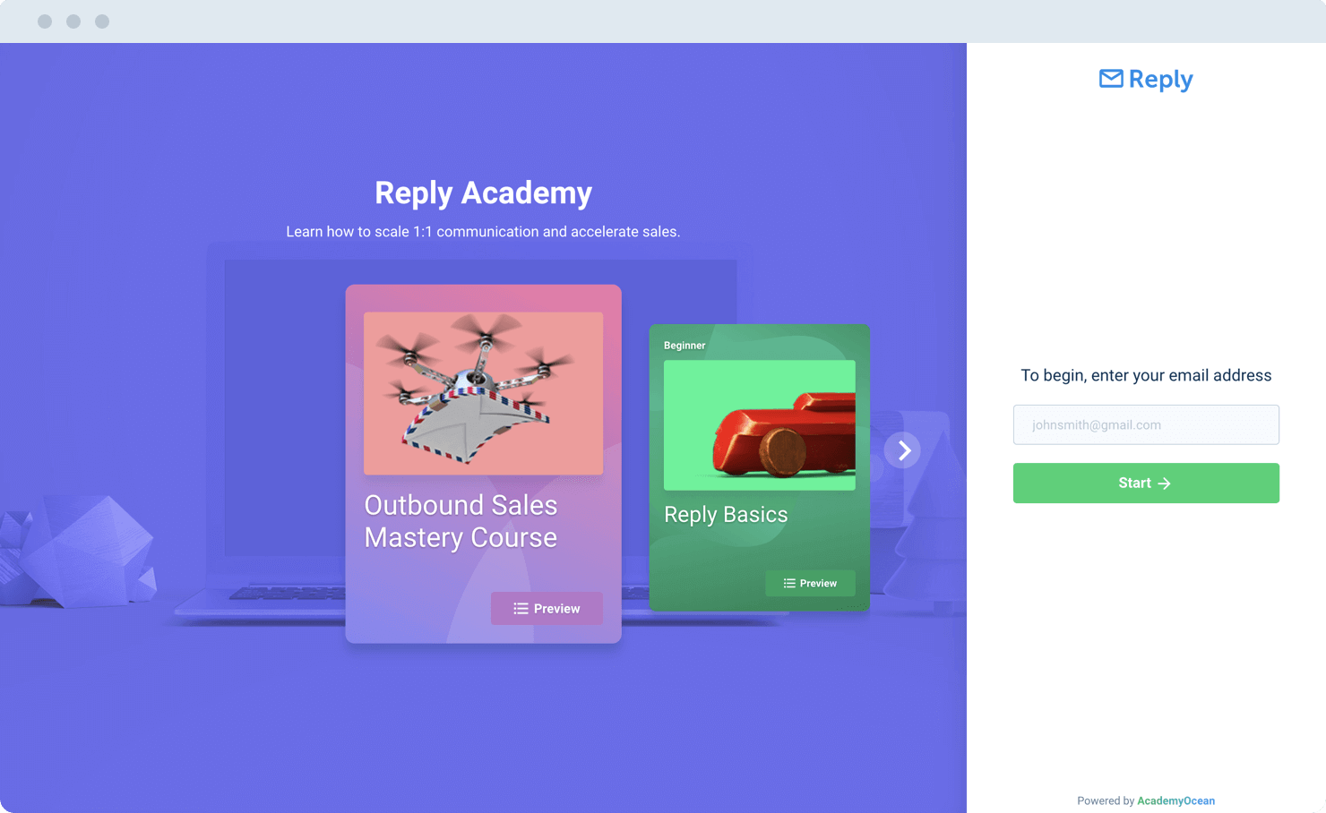 Welcome Page