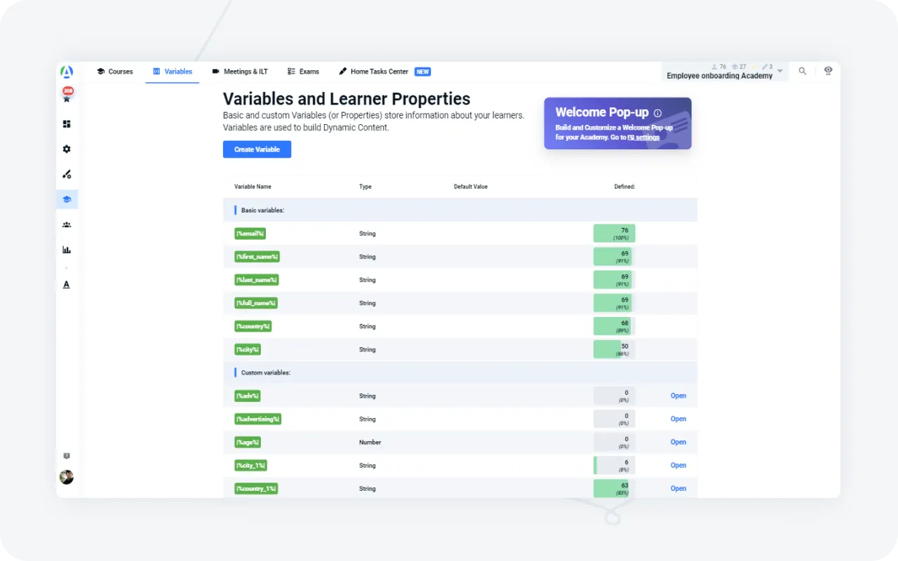 AcademyOcean LMS: personalized training