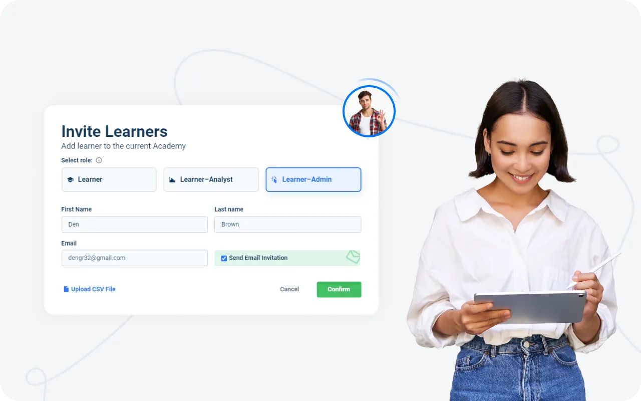 Managing learners at AcademyOcean LMS