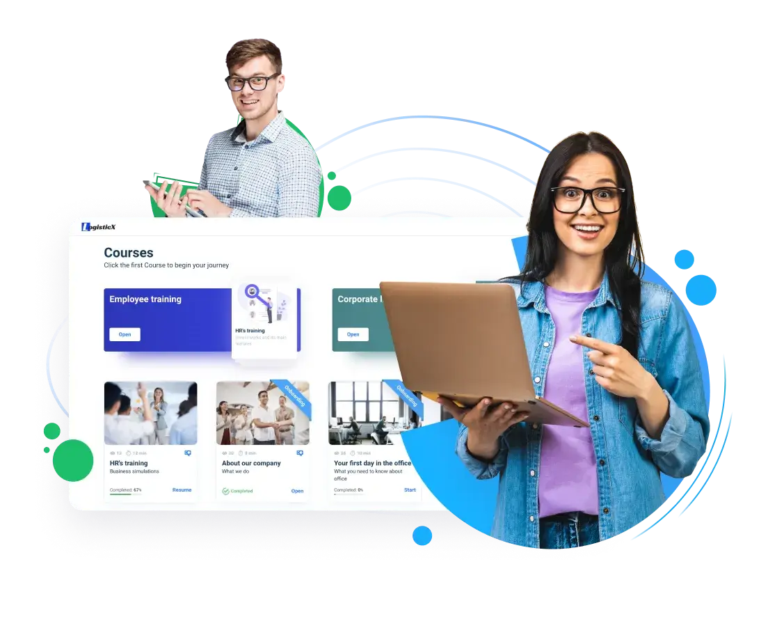 AcademyOcean LMS Course page