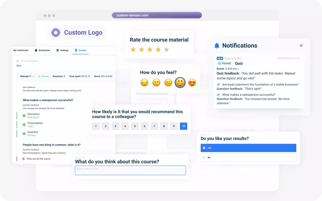 Colectați informații valoroase și feedback de la angajați pentru a îmbunătăți continuu programele dvs. de instruire online
