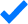 Blue Heavy Check Mark