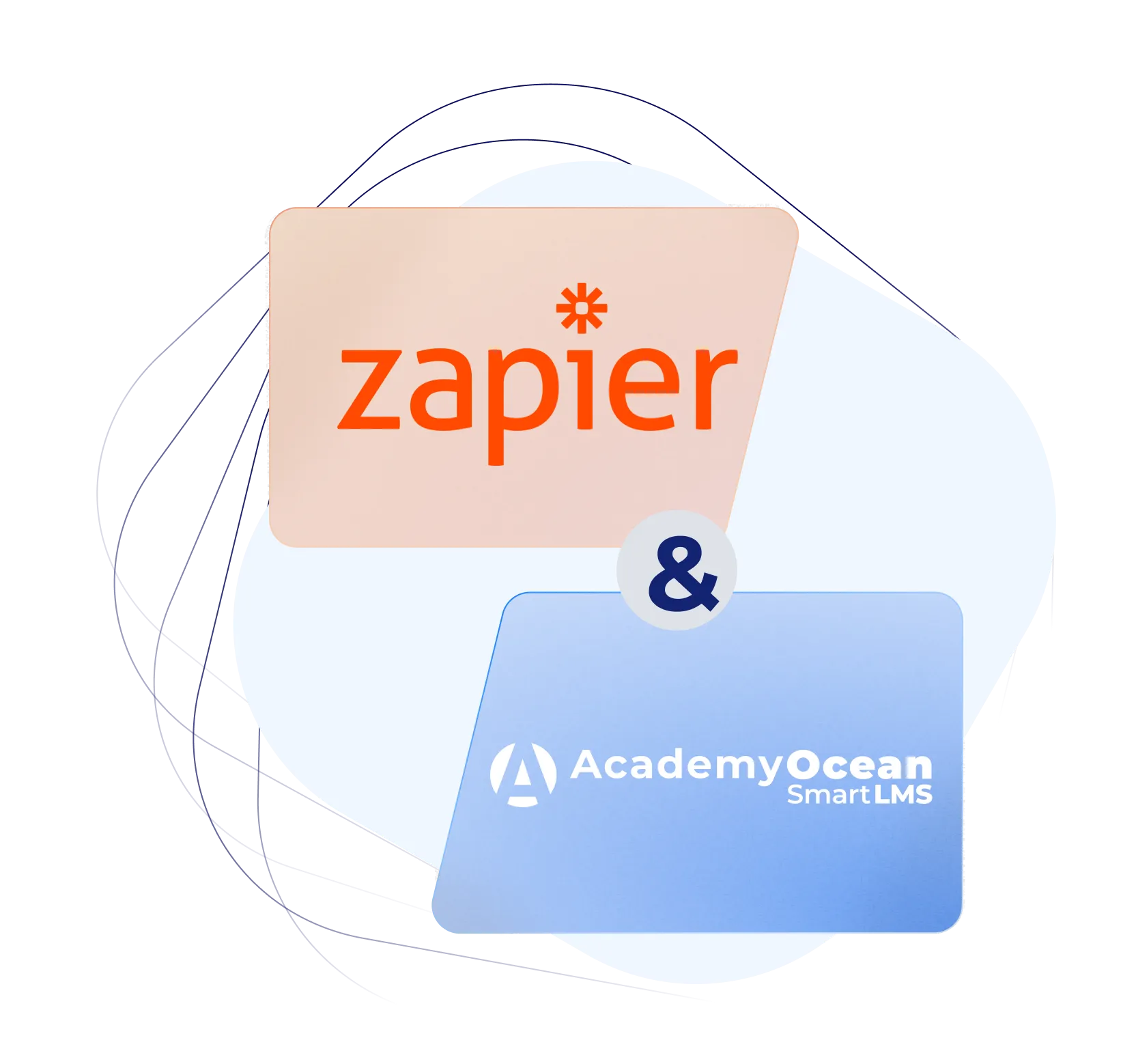 Business professionals using LMS automation tools on laptop for training management 