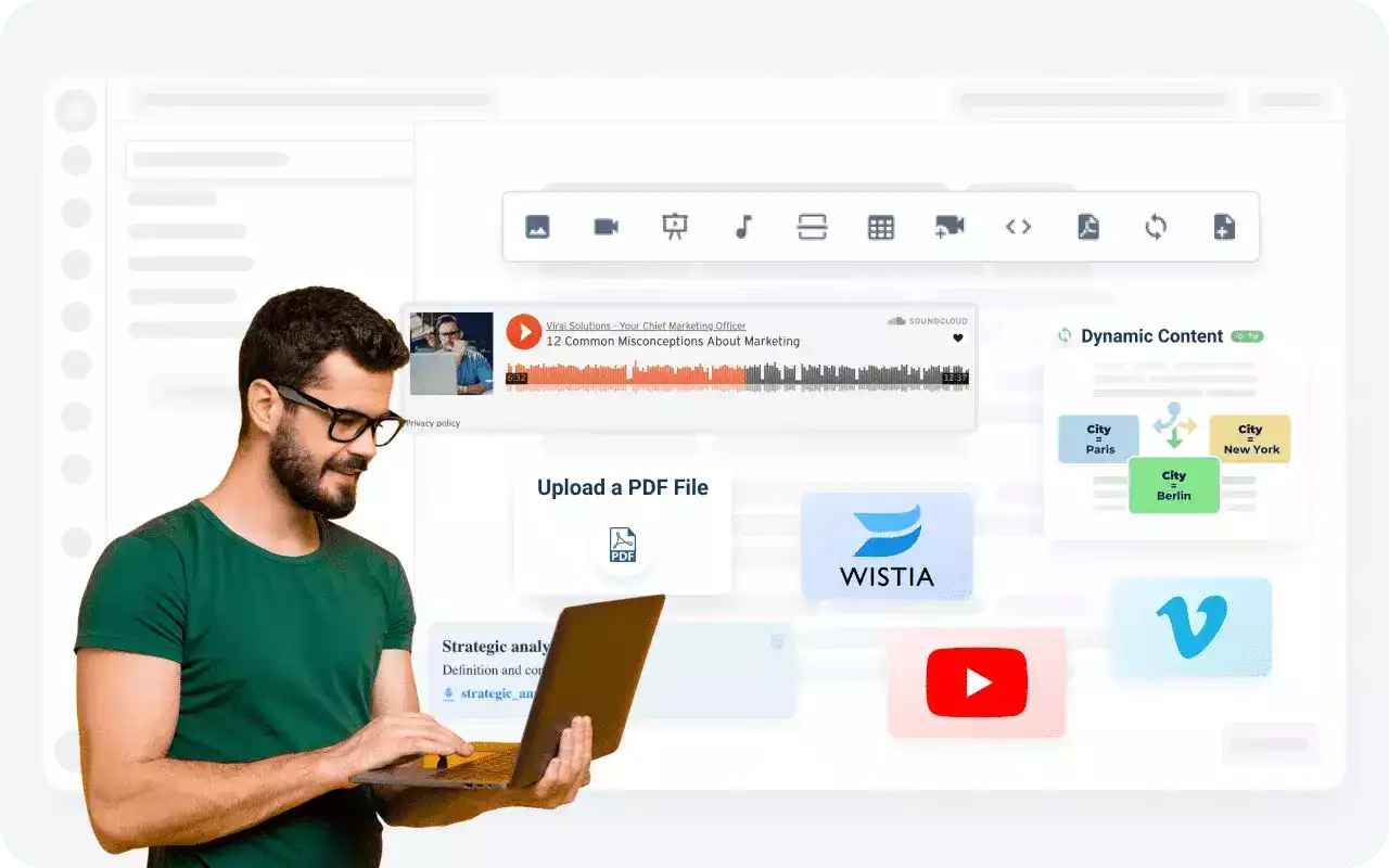 Course builder in AcademyOcean LMS: A tool within the AcademyOcean Learning Management System for creating interactive and engaging training courses for call center staff