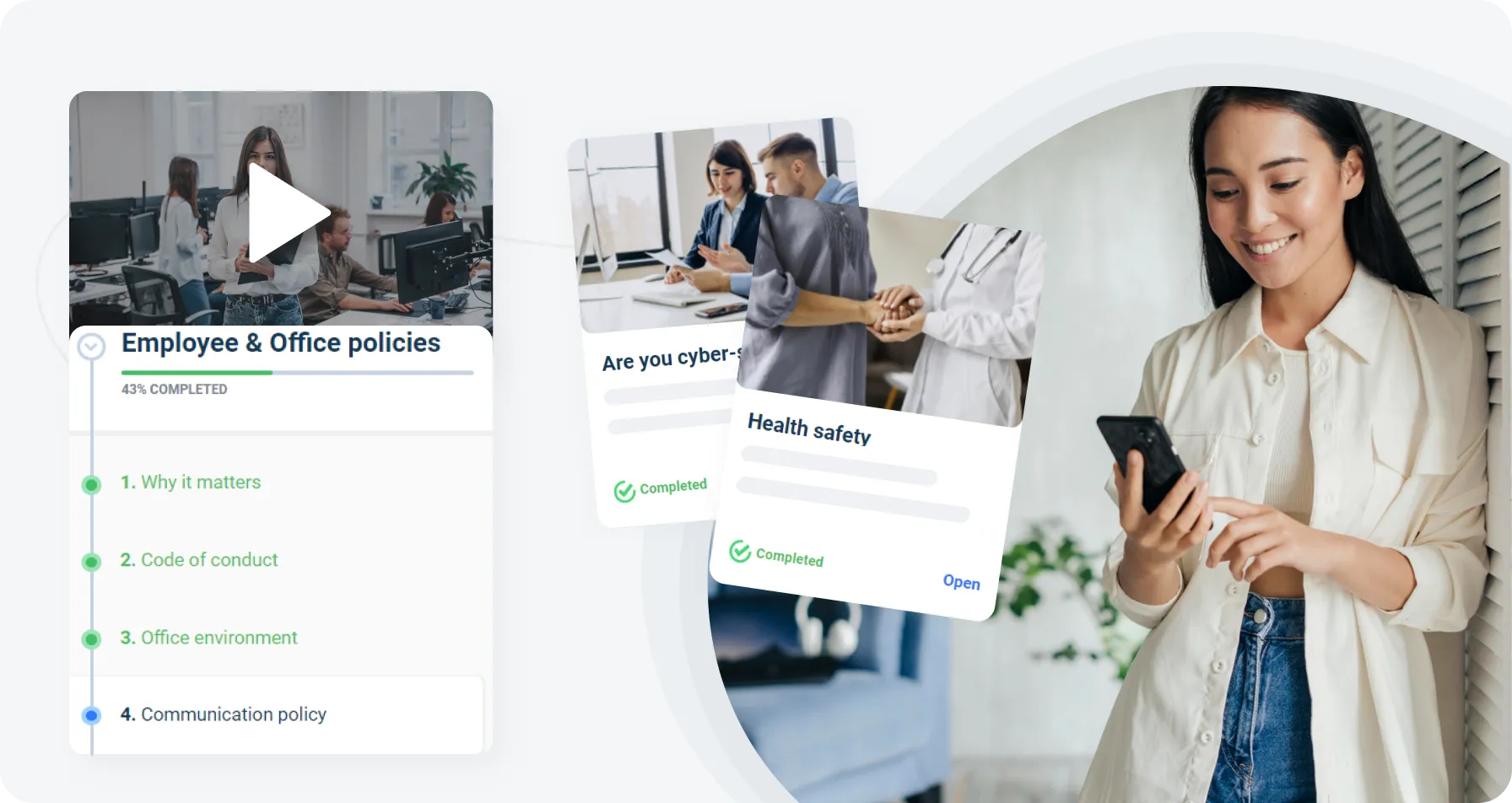 Advanced compliance LMS software featuring customizable learning paths, progress tracking, and reporting tools to streamline regulatory compliance training across industries
