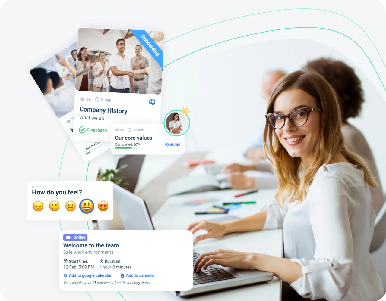 Multimedia dental training system course options