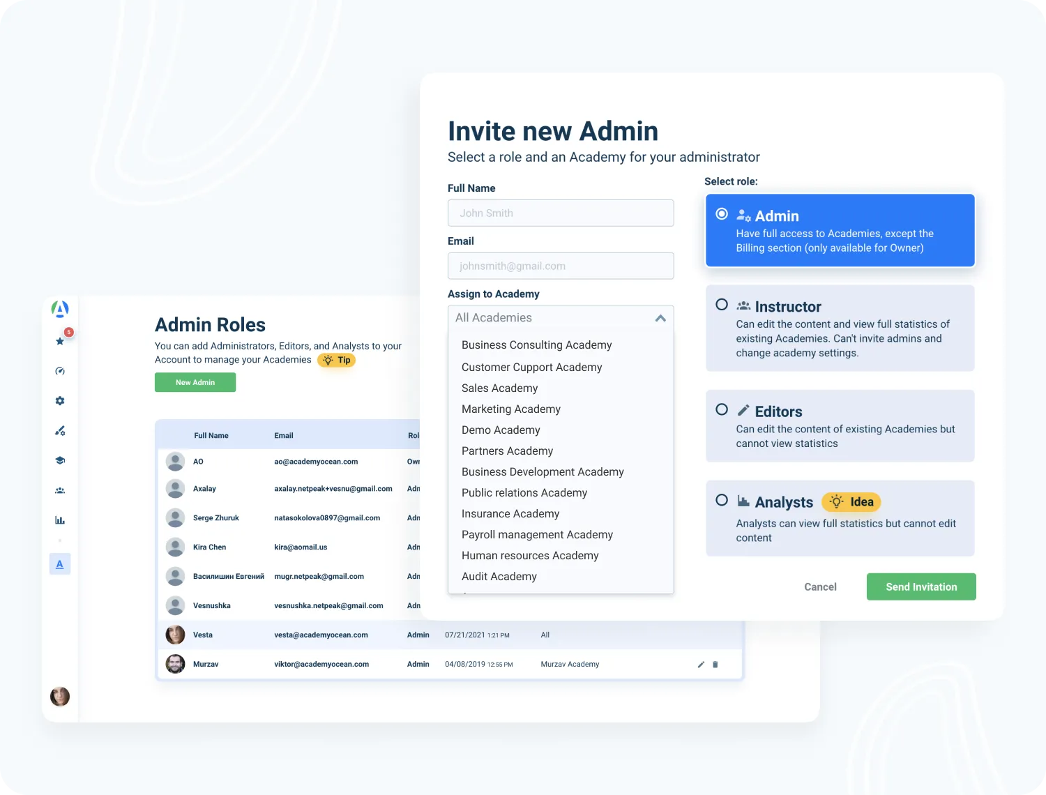 Simplify training consulting services with AcademyOcean's automated learning paths