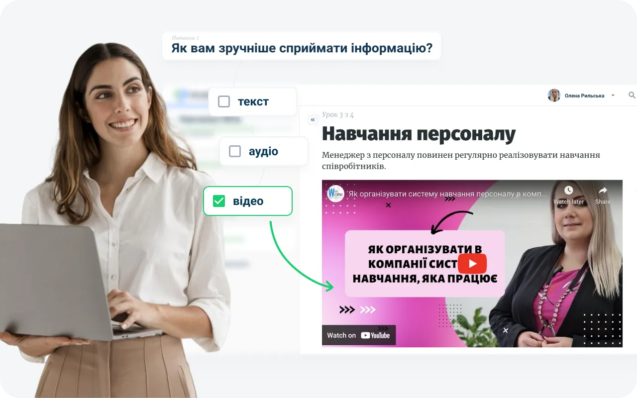 Персоналізована система дистанційного навчання персоналу